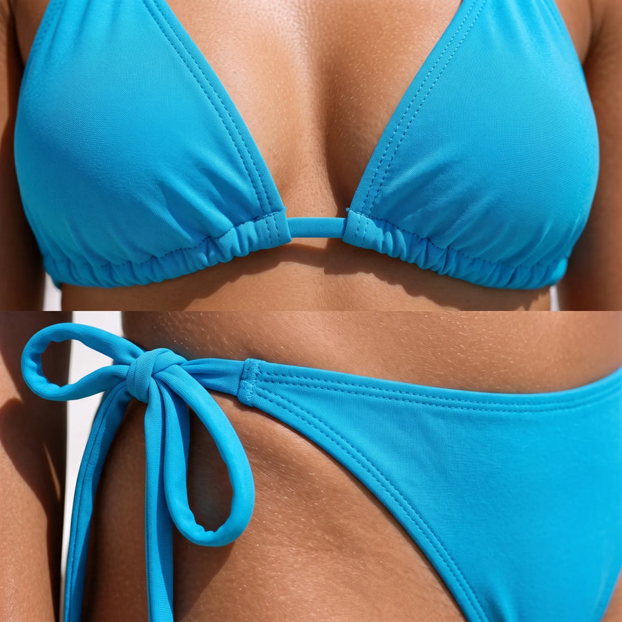 Ensemble Presqu'île, détail matière, maillot de bain Palm Club